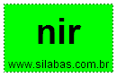 Silaba NIR