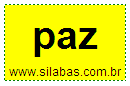 Silaba PAZ