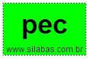 Sílaba PEC