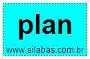 Silaba Complexa PLAN