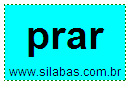 Silaba PRAR