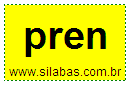 Silaba PREN