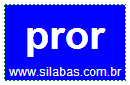 Silaba PROR