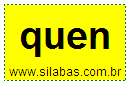 Sílaba Quen