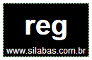 Sílaba REG