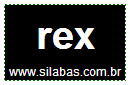 Sílaba REX