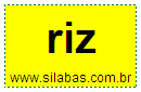 Silaba RIZ