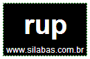 Sílaba RUP