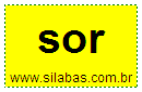 Sílaba Sor