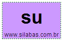 Sílaba SU