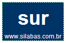 Silaba SUR