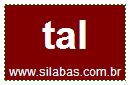 Silaba TAL