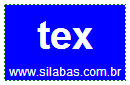 Sílaba TEX