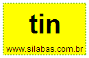 Sílaba TIN