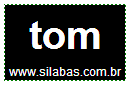 Sílaba TOM