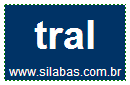 Silaba TRAL