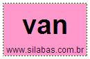 Silaba VAN