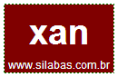 Silaba XAN