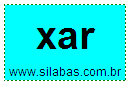 Sílaba Xar