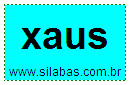 Silaba Complexa XAUS