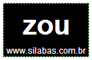 Silaba ZOU