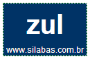 Sílaba ZUL