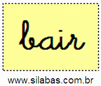 Sílaba BAIR