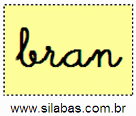 Sílaba BRAN