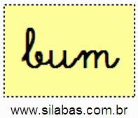 Sílaba BUM