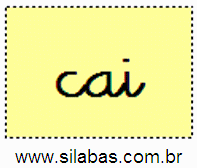 Sílaba CAI