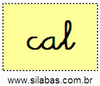 Sílaba CAL