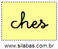 Sílaba CHES