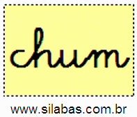 Sílaba CHUM