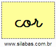 Sílaba COR