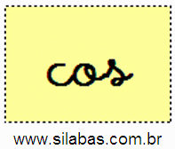 Sílaba COS