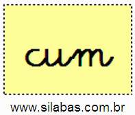 Sílaba CUM