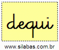 Sílaba DEQUI