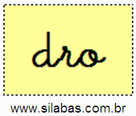 Sílaba DRO