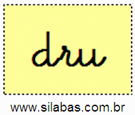 Sílaba DRU