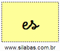 Sílaba ES