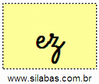 Sílabas Simples Cursivas Com 2 Letras. Sílabas Para Alfabetização.