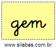 Sílaba GEM