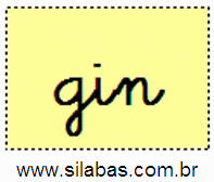 Sílaba GIN