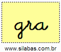 Sílaba GRA