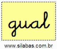 Sílaba GUAL