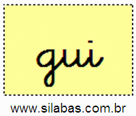 Sílaba GUI