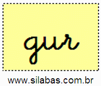 Sílaba GUR