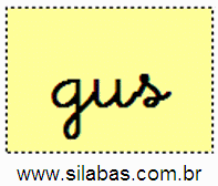 Sílaba GUS