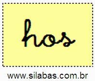 Sílaba HOS