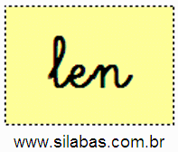 Sílaba LEN